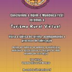 Turismo Rural virtual foi uma opção para as pessoas participarem do encerramento do Aipim e Mandioca Fest